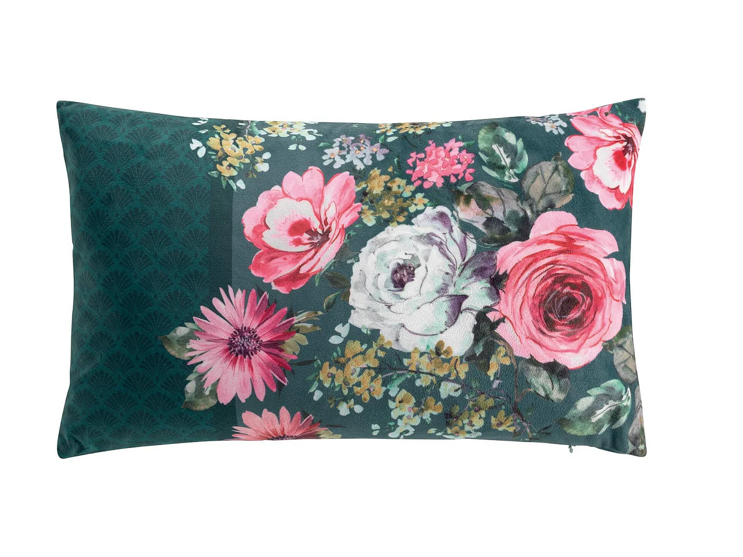 Coussin dehoussable 30x50cm Flowers