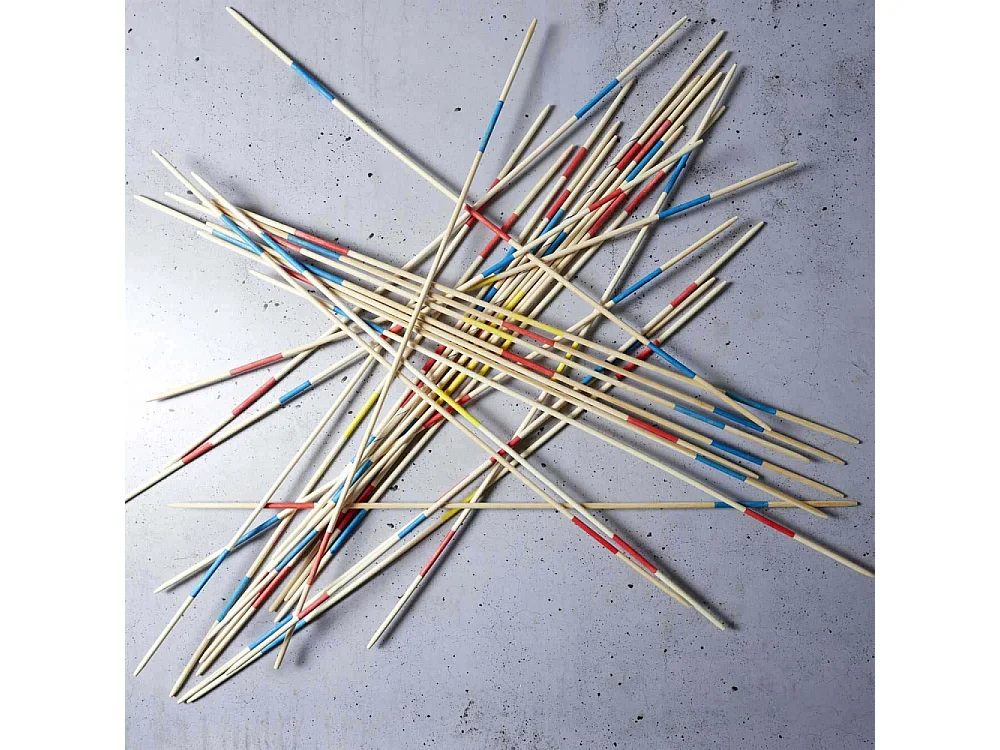 Jeu de mikado géant en bois