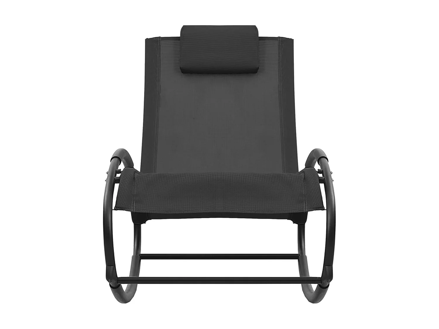 Transat chaise longue bain noire 105.5 x 62 x 91.5 cm 02_0012550