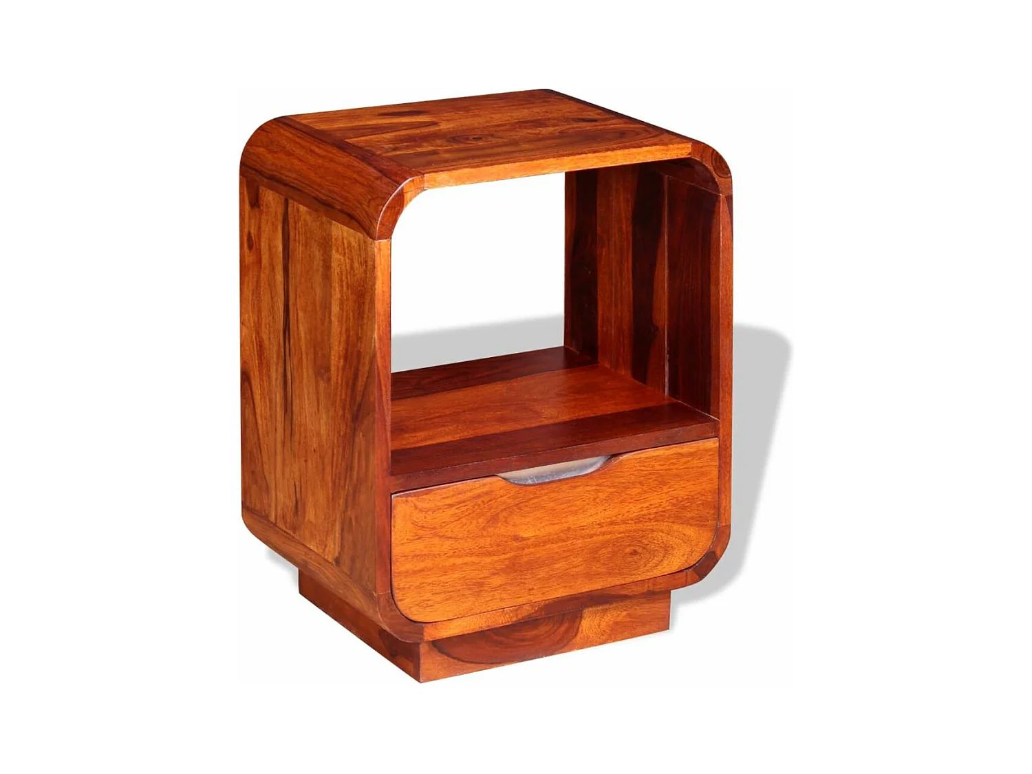 Table de nuit chevet bois marron 40 x 30 x 50 cm 1402014