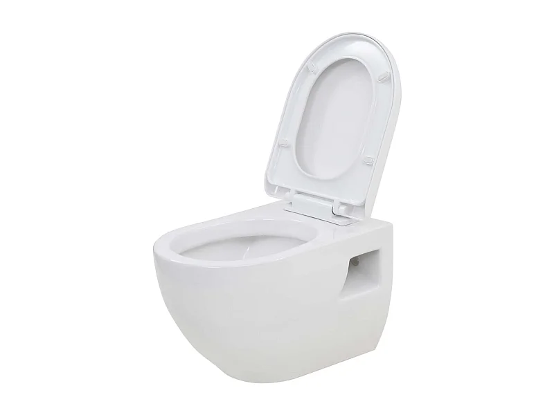 WC suspendu en céramique blanche 36 x 50 x 41.5 cm 02_0003591