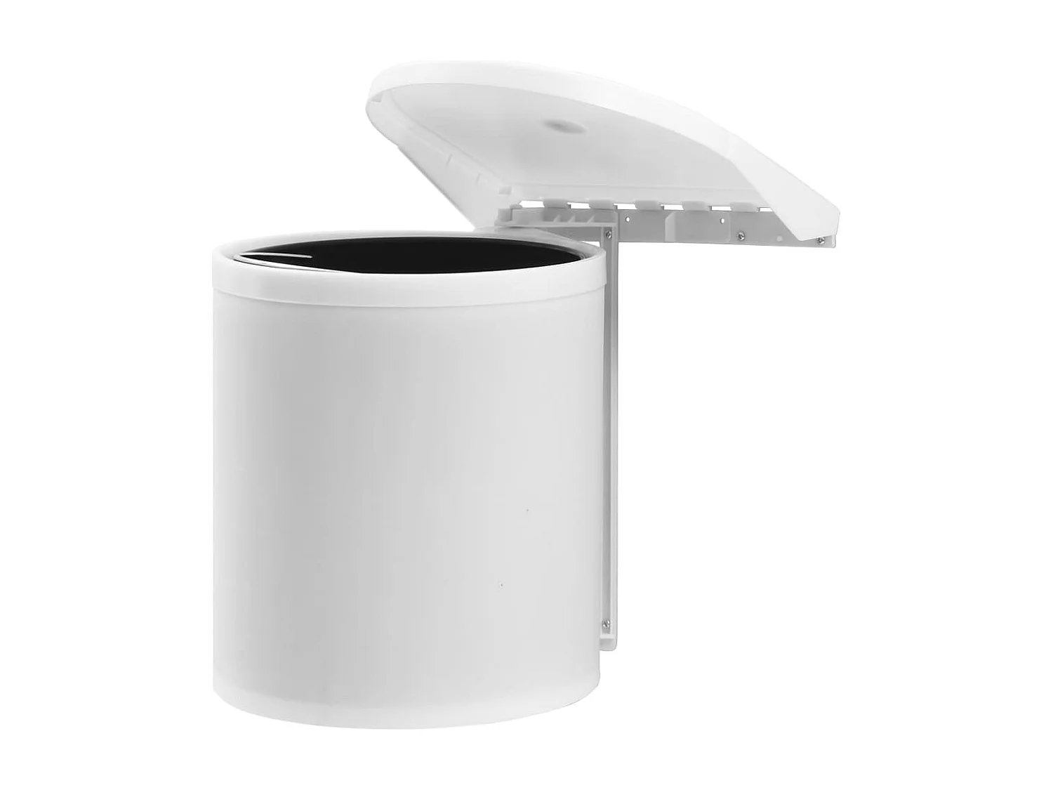 Papelera de cocina empotrable de plástico 12 litros blanco 02_0006062