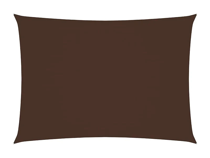 Voile toile d'ombrage parasol tissu marron 400 x 200 x 200 cm 02_0009610