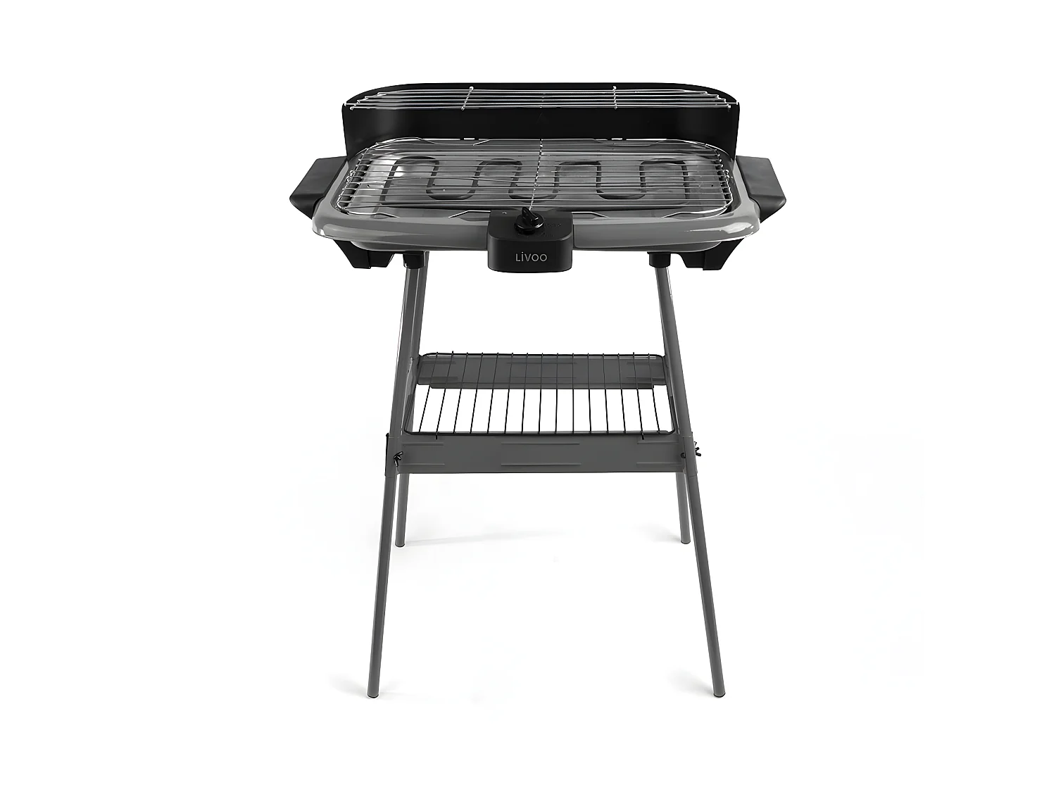 Livoo Barbecue électrique sur pieds 2000w gris - dom297g