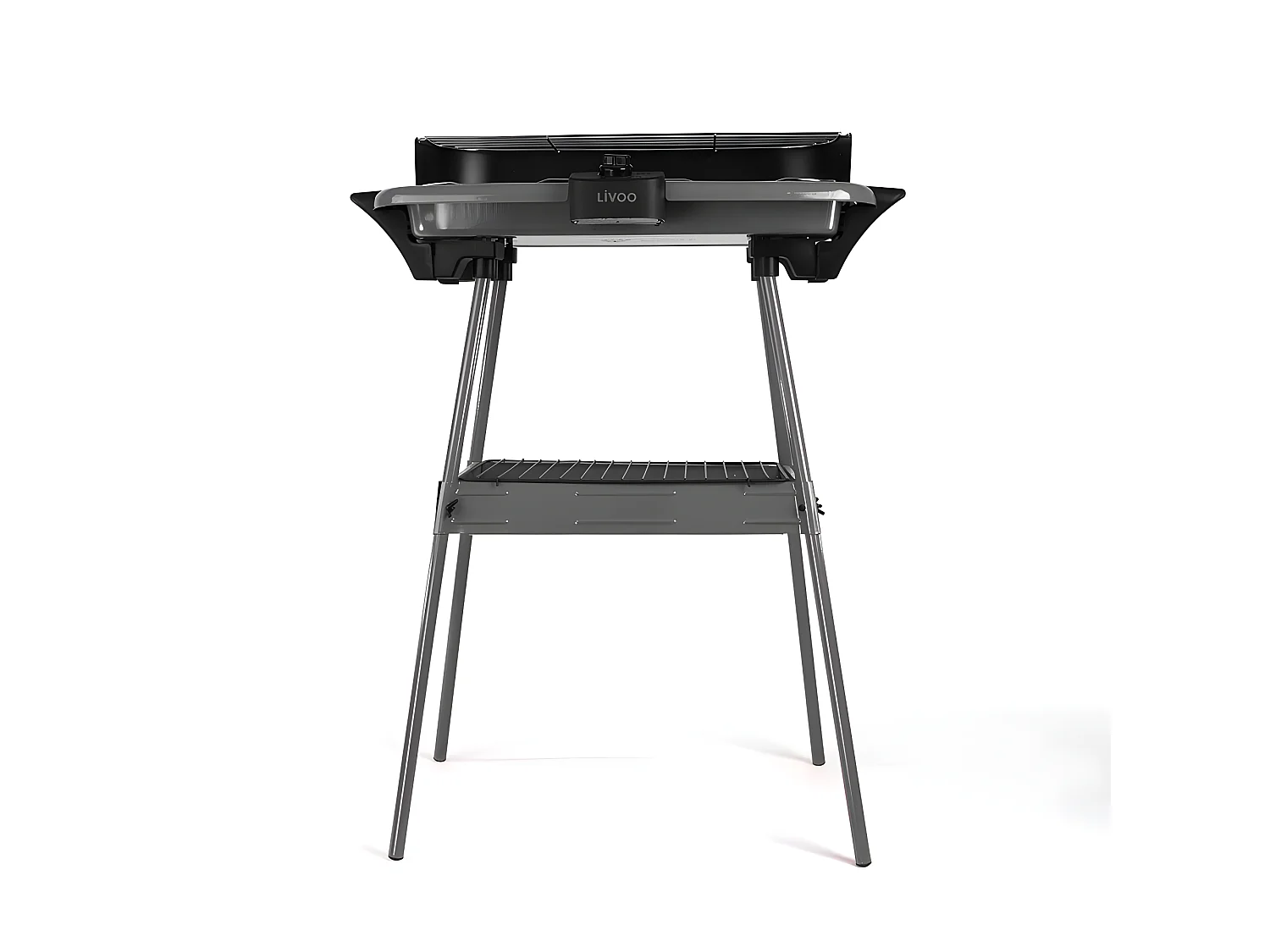 Livoo Barbecue électrique sur pieds 2000w gris - dom297g