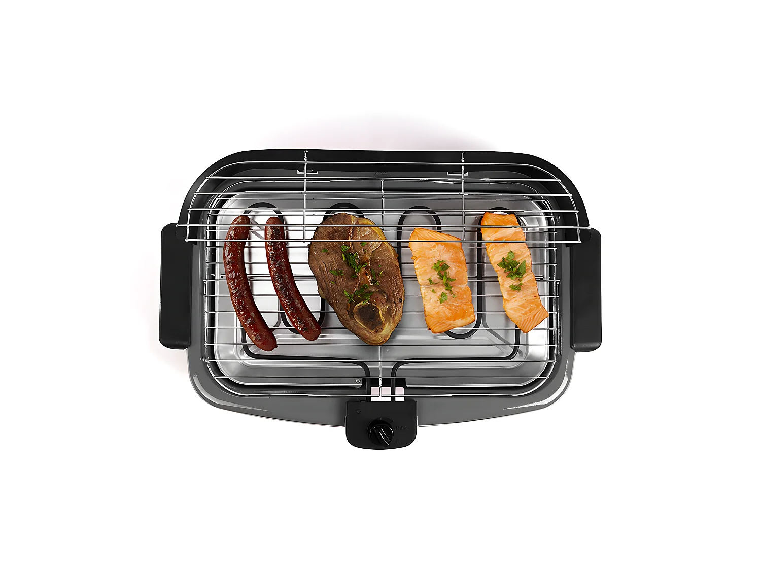 Livoo Barbecue électrique sur pieds 2000w gris - dom297g