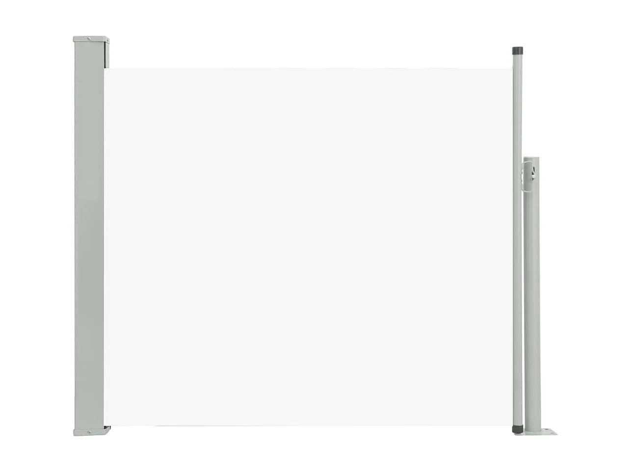 Tenda da sole parasole laterale retrattile per patio giardino terrazza balcone schermo di protezione visiva 100 x 300 cm crema 02_0007182