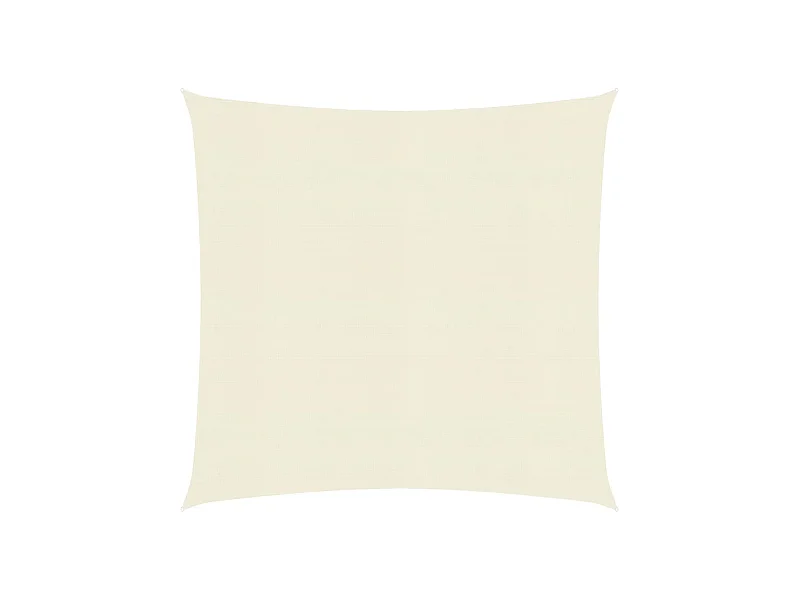 Voile toile d'ombrage parasol crème 250 x 250 x 250 cm 02_0009063