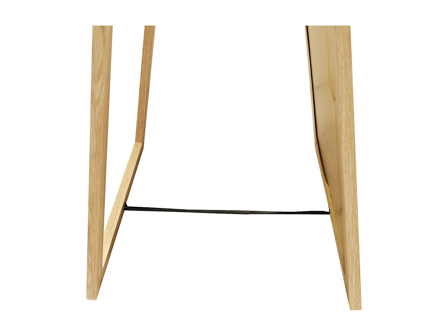 Miroir En Bois Sur Pied 39x150cm Marron