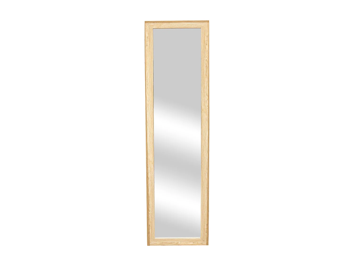 Miroir En Bois Sur Pied 39x150cm Marron