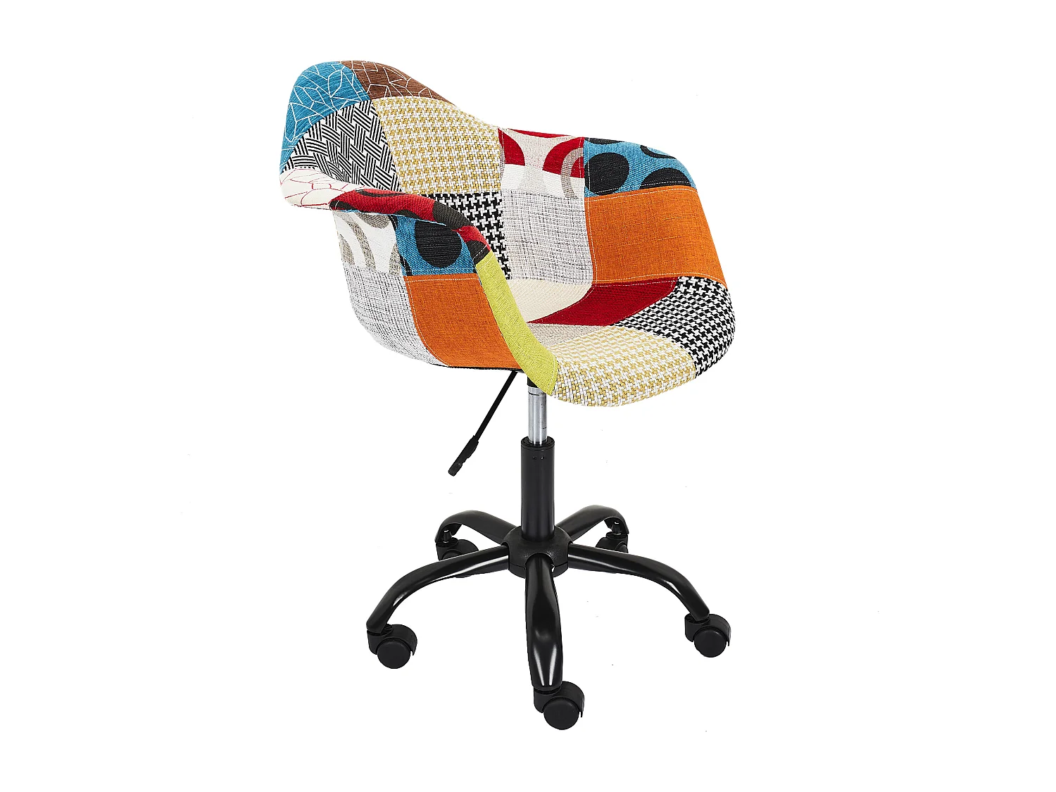 Fauteuil De Bureau Patchwork - Lot De 2 Multicolore