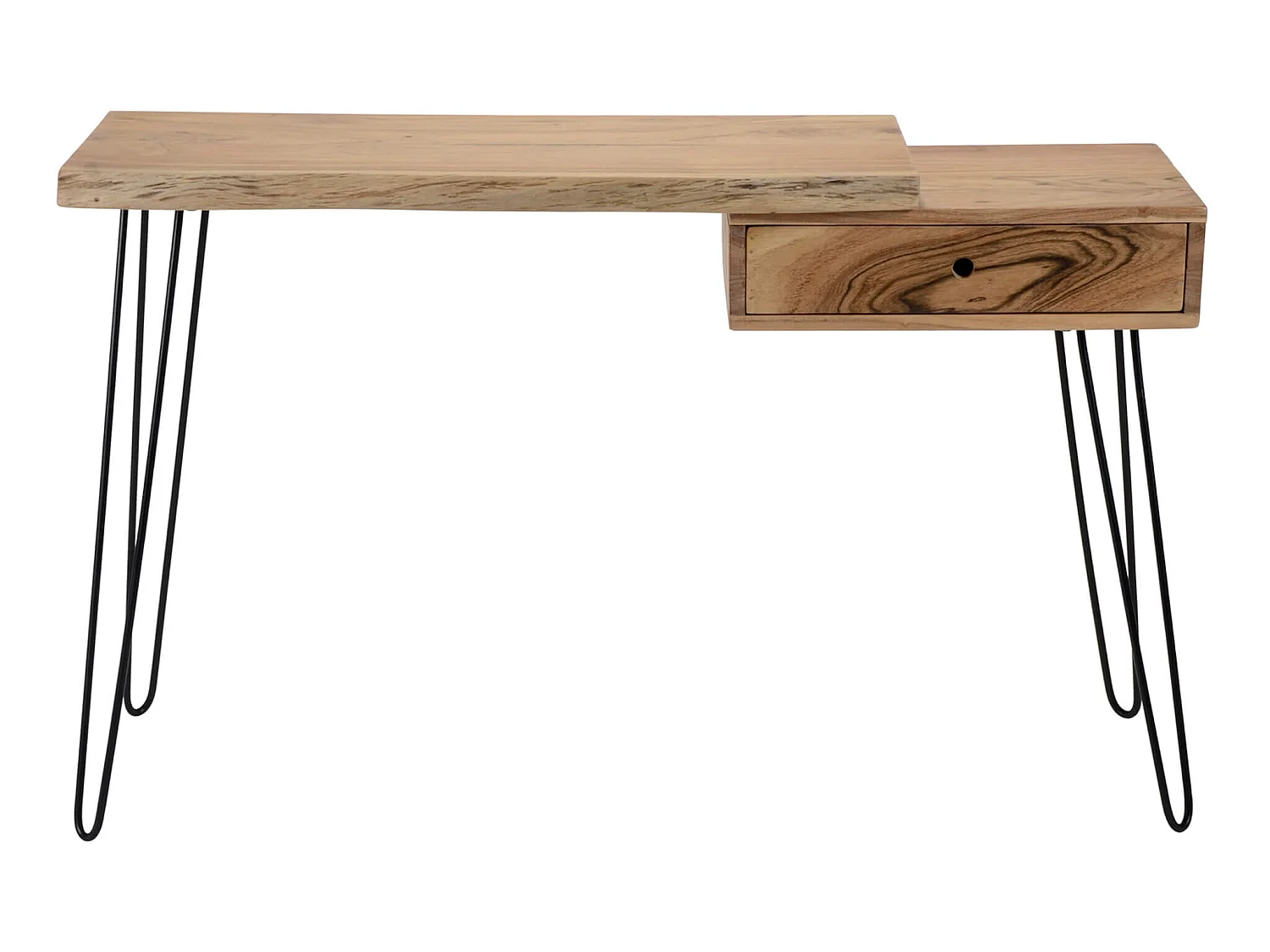 Coiffeuse 1 tiroir en bois massif - CF18025