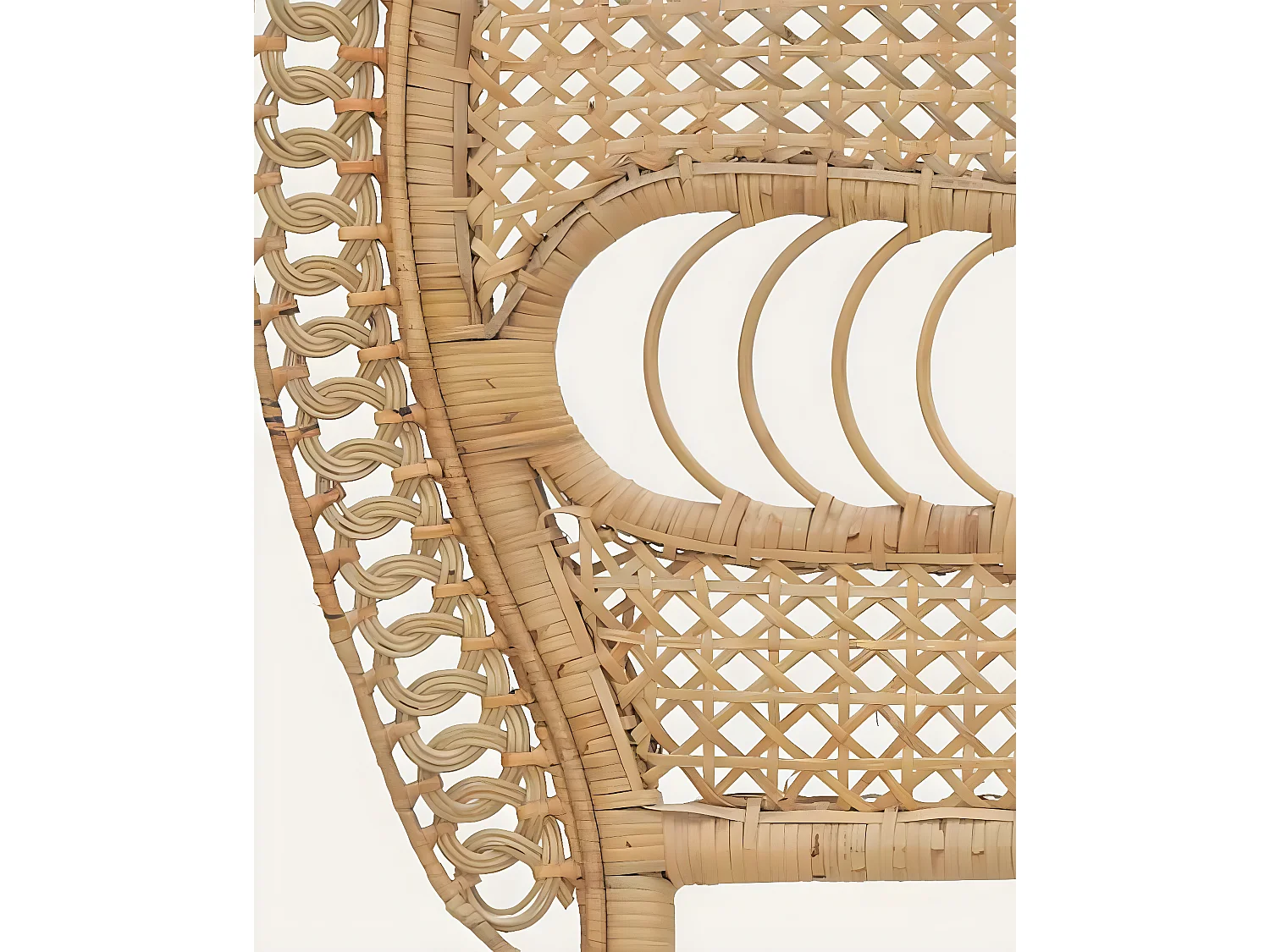 Coco - Tête de lit en rotin tressé