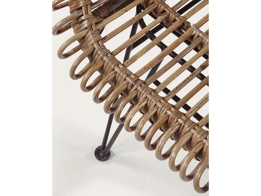 Chiang Mai - Fauteuil rond en rotin tressé