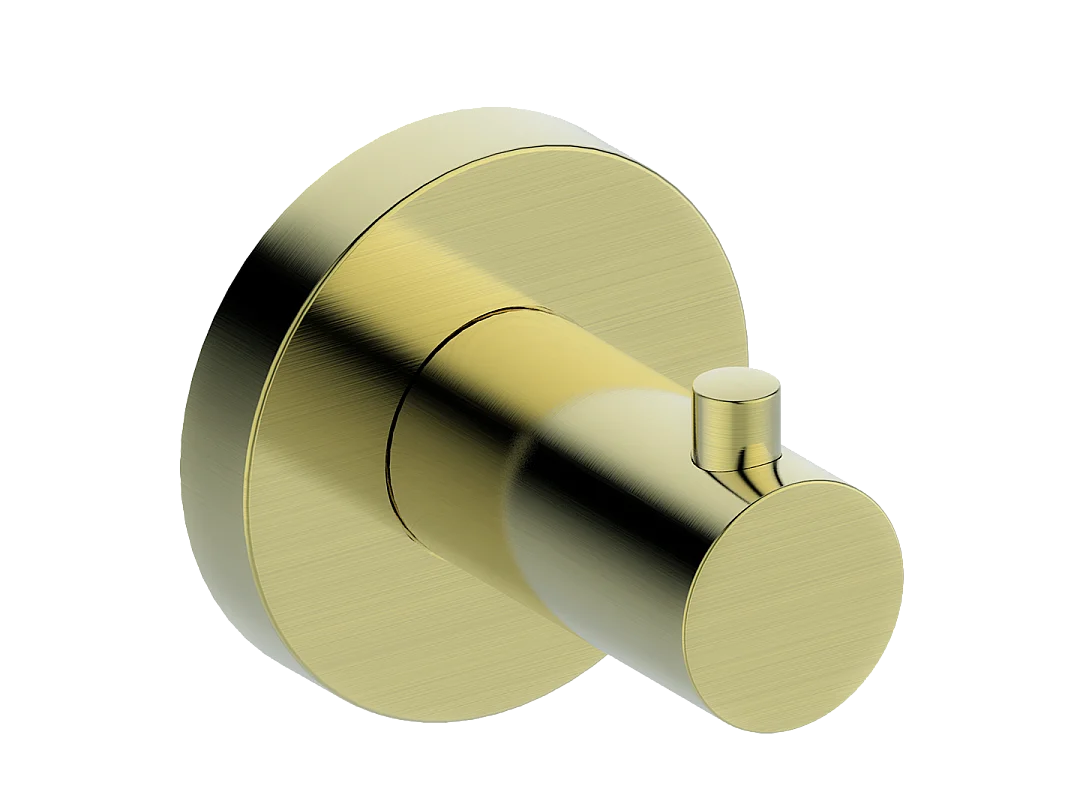 Luisa Wandhaken aus Edelstahl gold gebürstet Essebagno