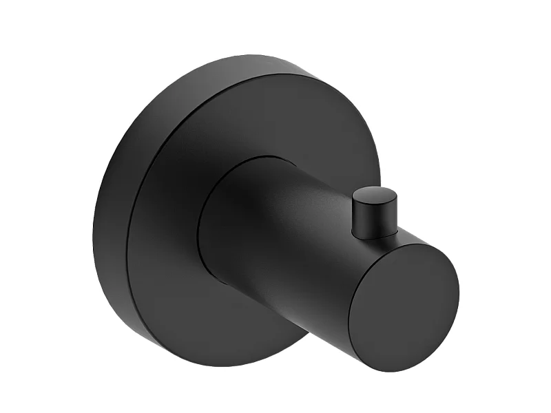 Luisa patère murale en inox noire - Essebagno