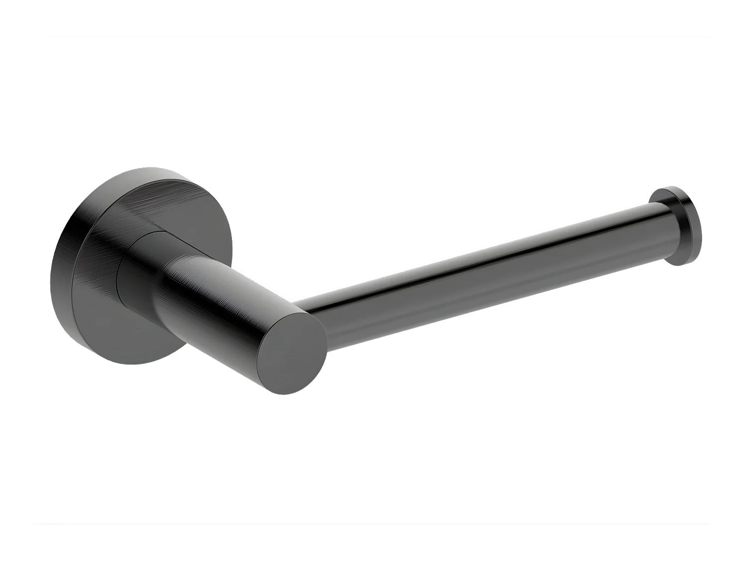 Luisa porte rouleau WC gris gun métal - Essebagno