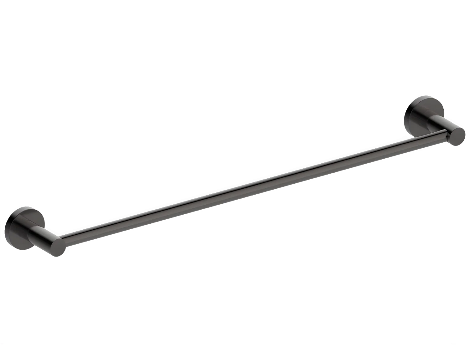 Luisa toallero de 1 barra gris metálico Essebagno