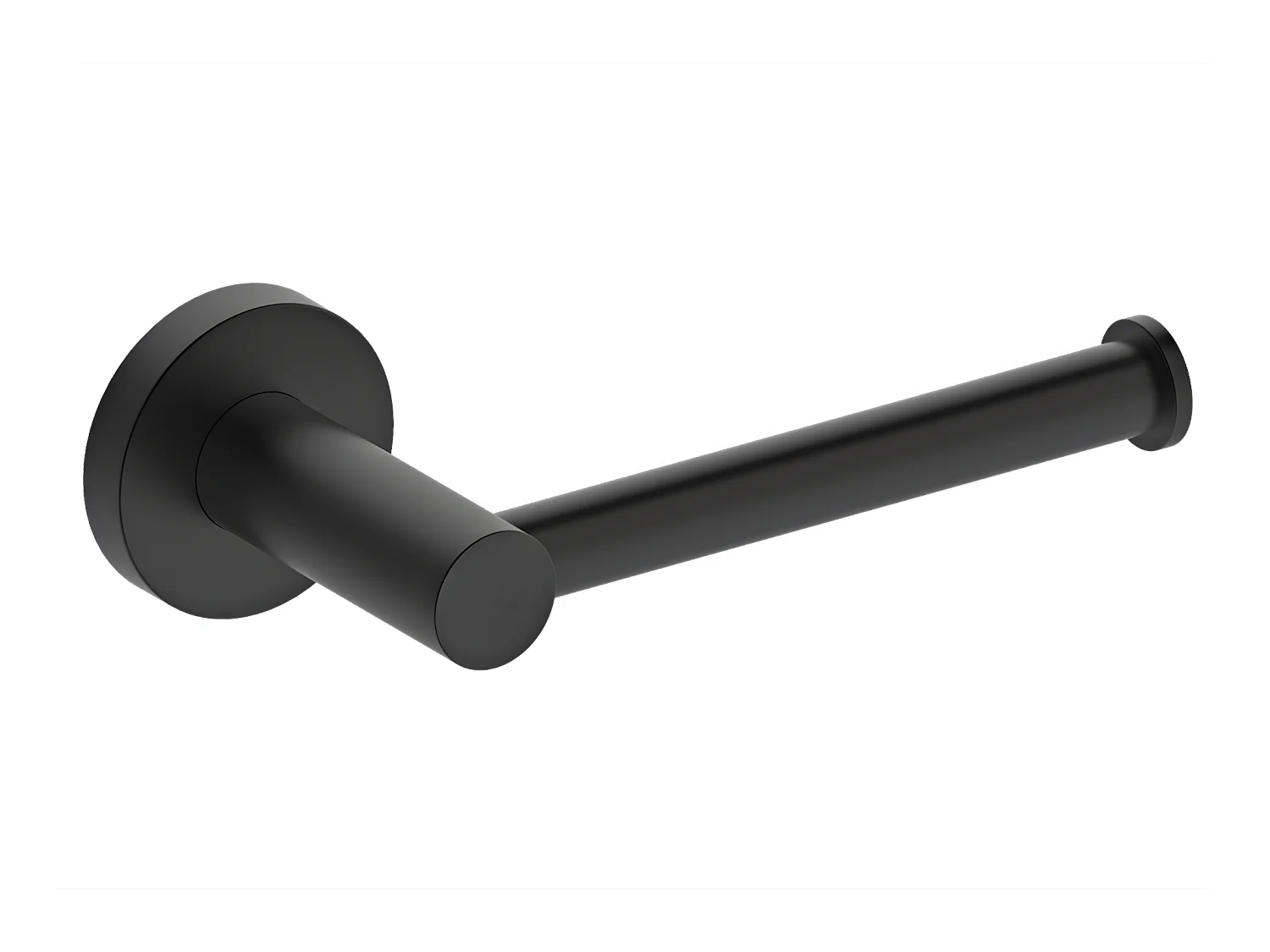 Luisa porte rouleau WC noir - Essebagno