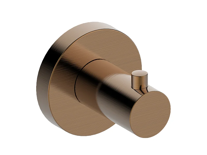 Luisa patère murale en inox cuivre brossé - Essebagno