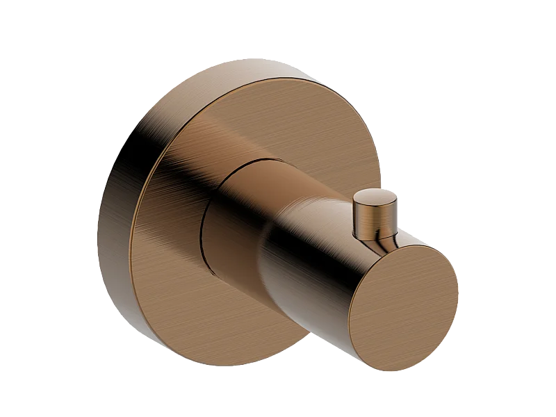 Colgador de pared Luisa de acero inoxidable color cobre Essebagno