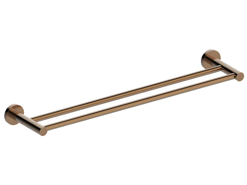 Luisa Handtuchhalter 2 Stangen Edelstahl Kupfer Essebagno