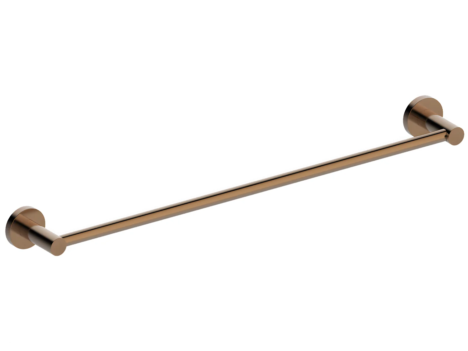 Luisa portasciugamani 1 barra rame spazzolato Essebagno