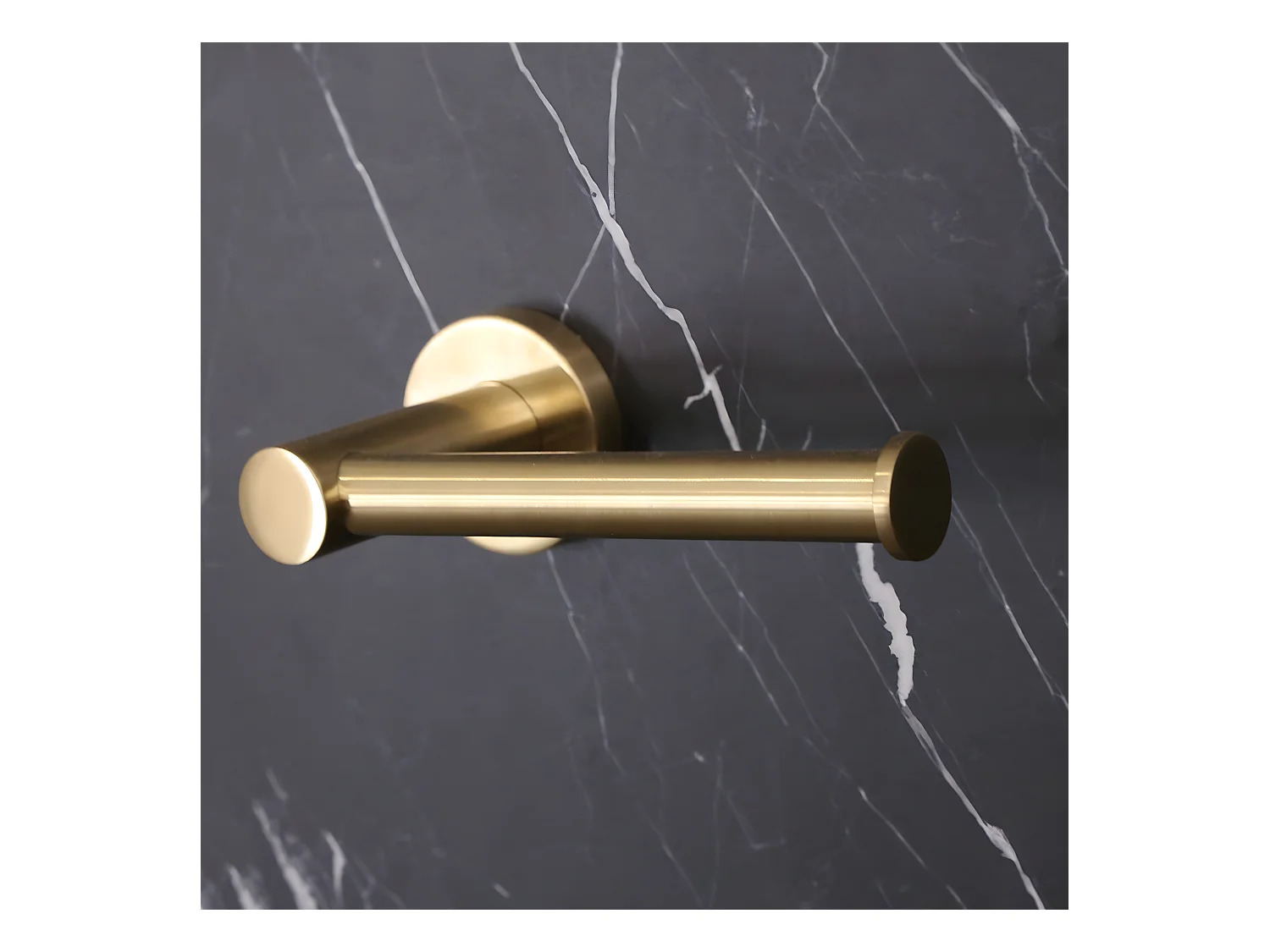 Luisa porte rouleau WC or brossé - Essebagno