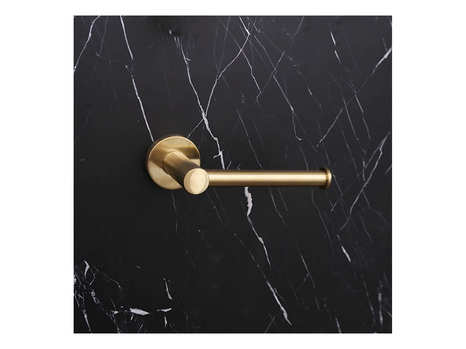 Luisa porte rouleau WC or brossé - Essebagno