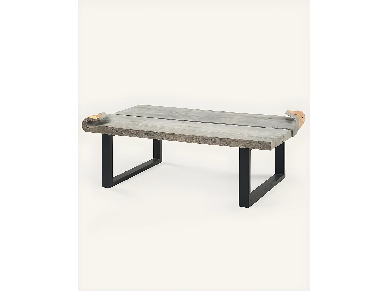 Lawong - Table basse en teck massif