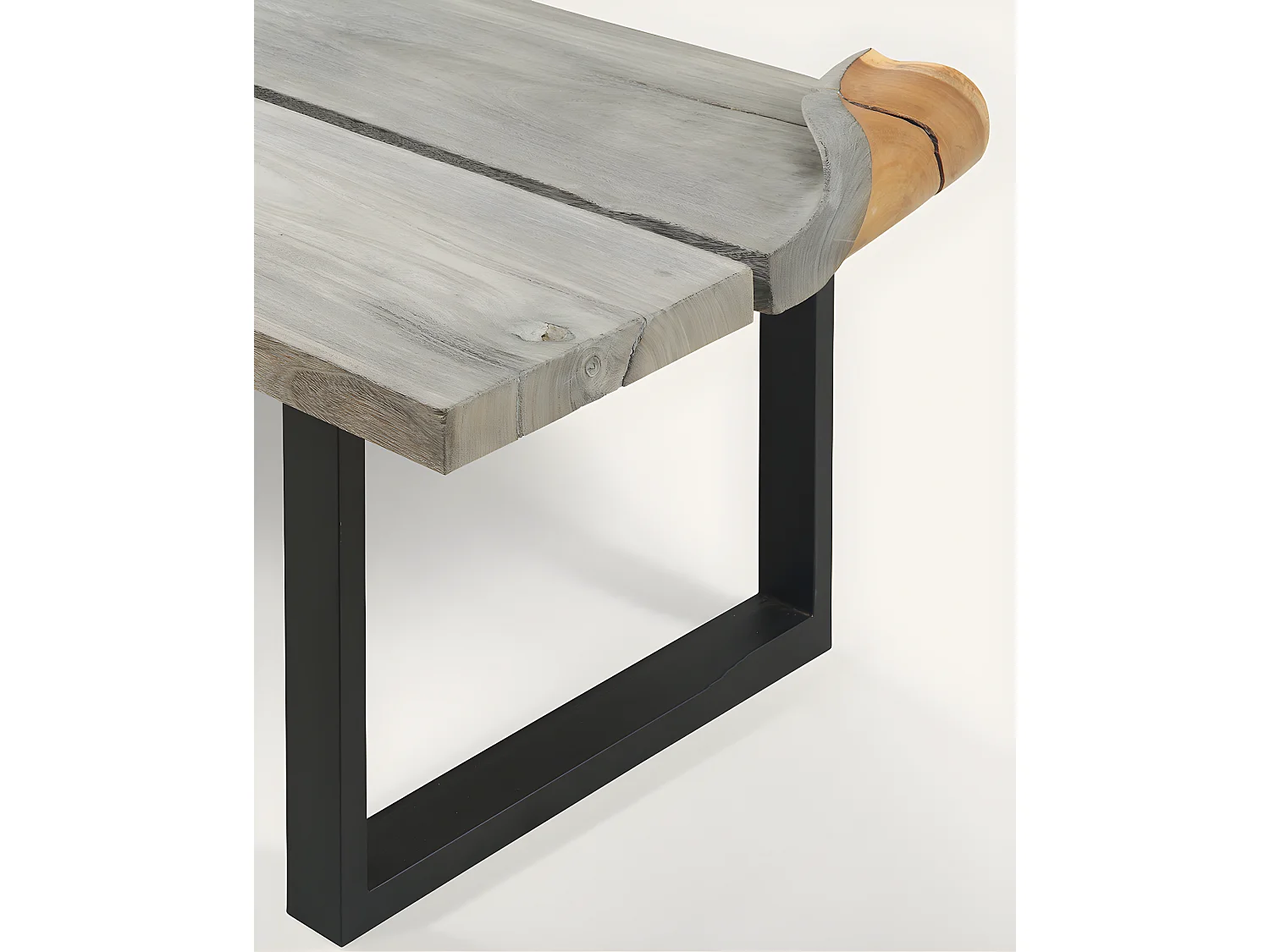 Lawong - Table basse en teck massif