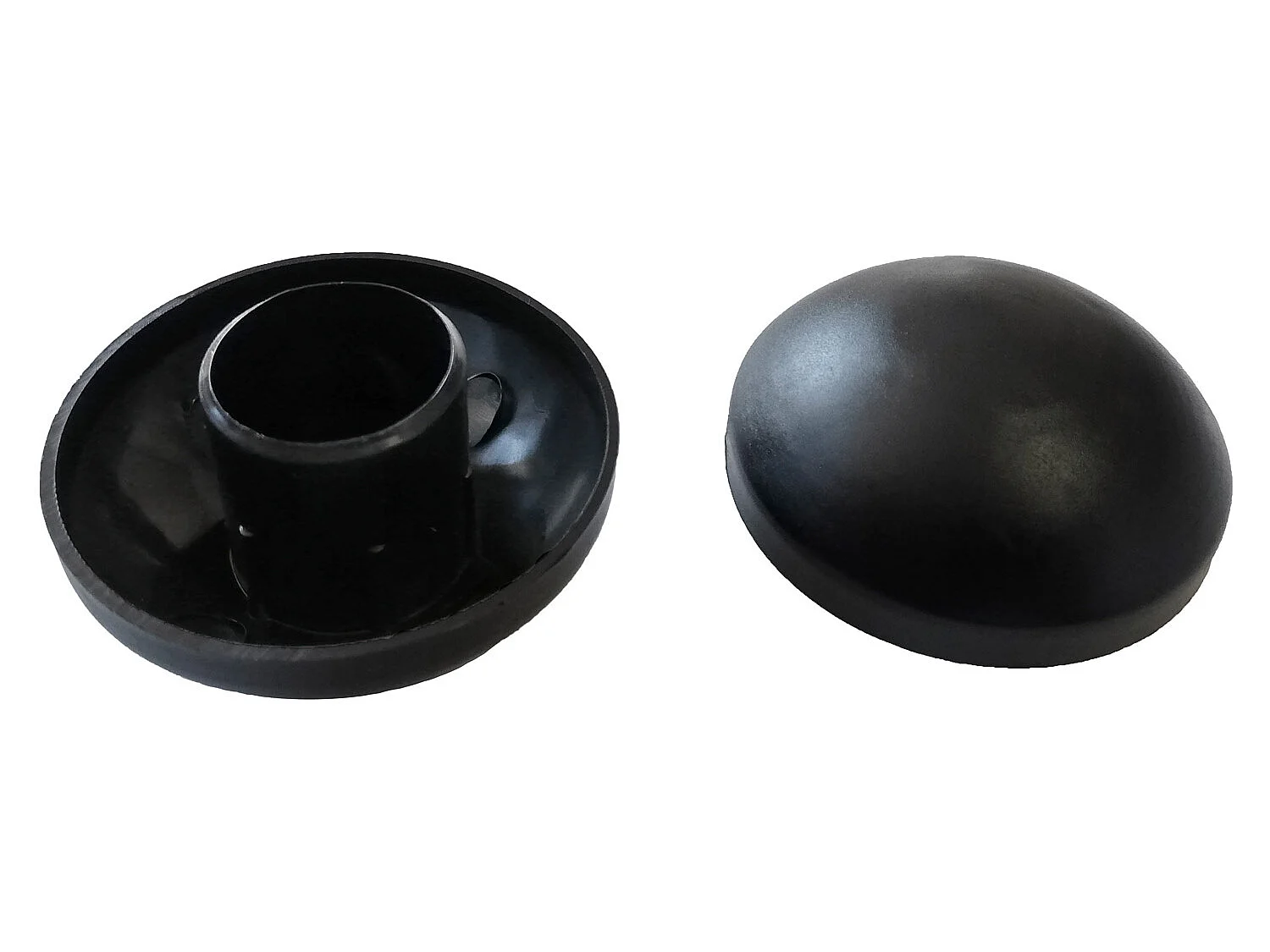 Lot de 8 capuchons de poteaux noir 25mm pour trampoline