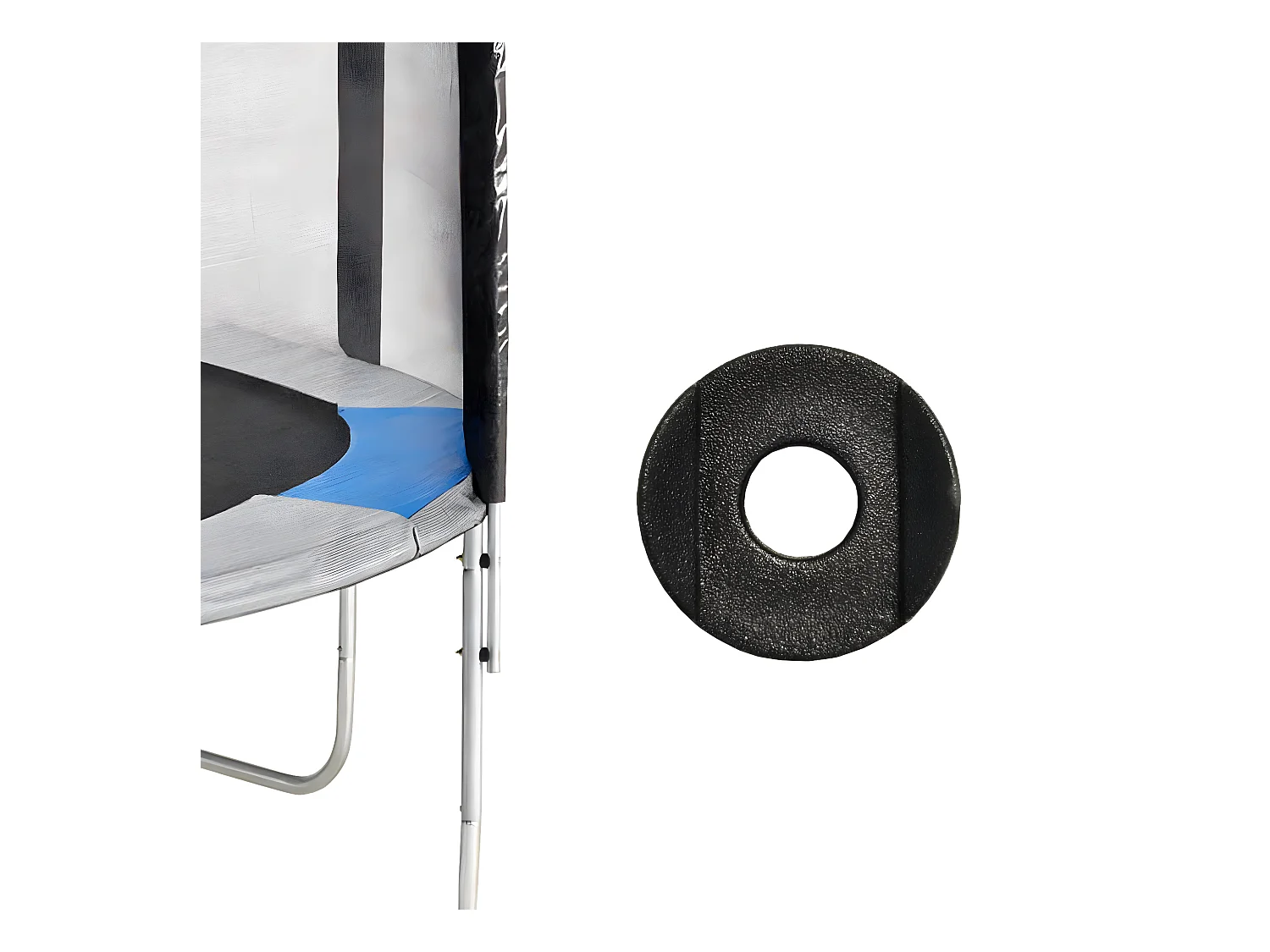 16 Embouts de protection/Spacers pour vis longue de trampoline