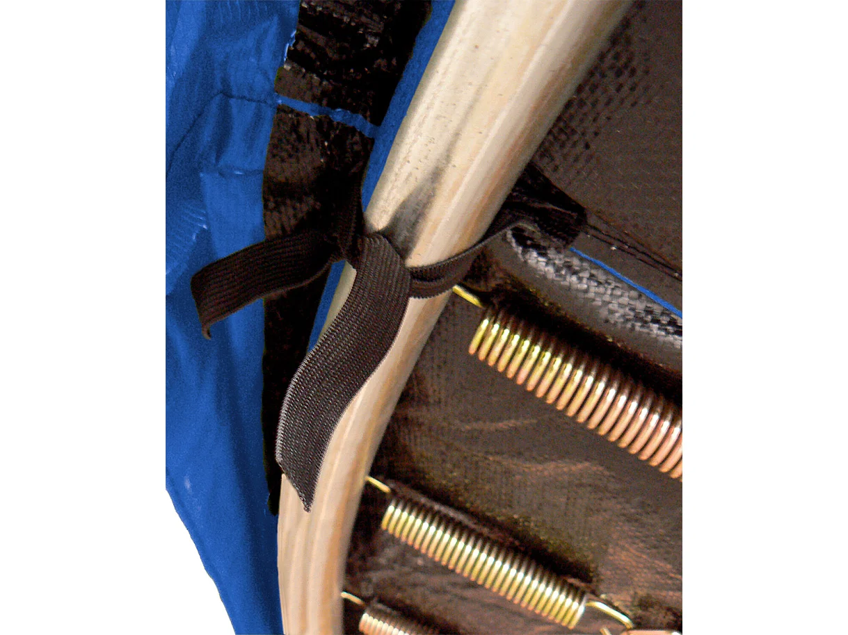 Kangui - Coussin de protection bleu Ø250cm pour trampoline