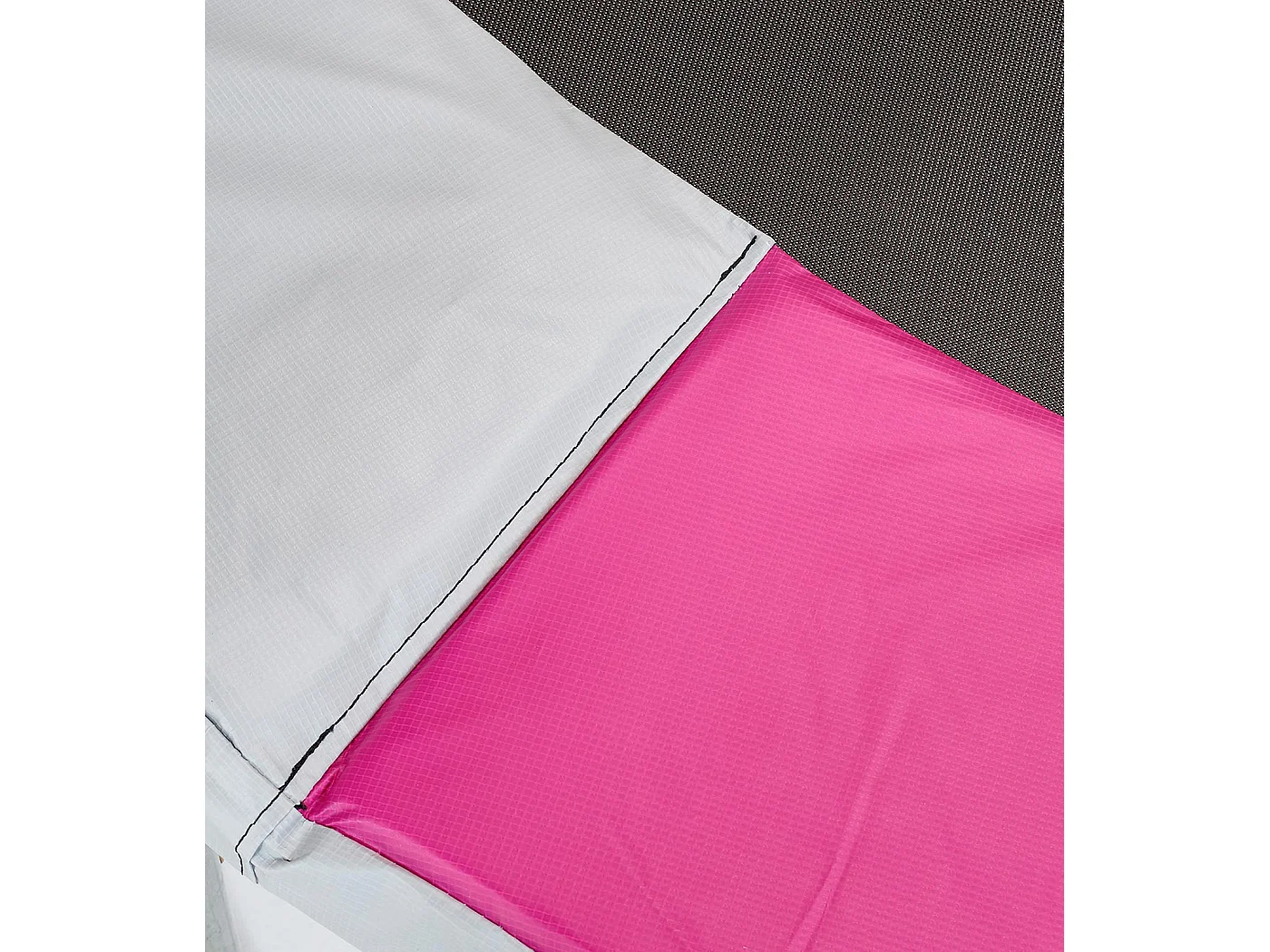 Kangui - Coussin de protection trampoline Ø 250 cm - Rose et Gris