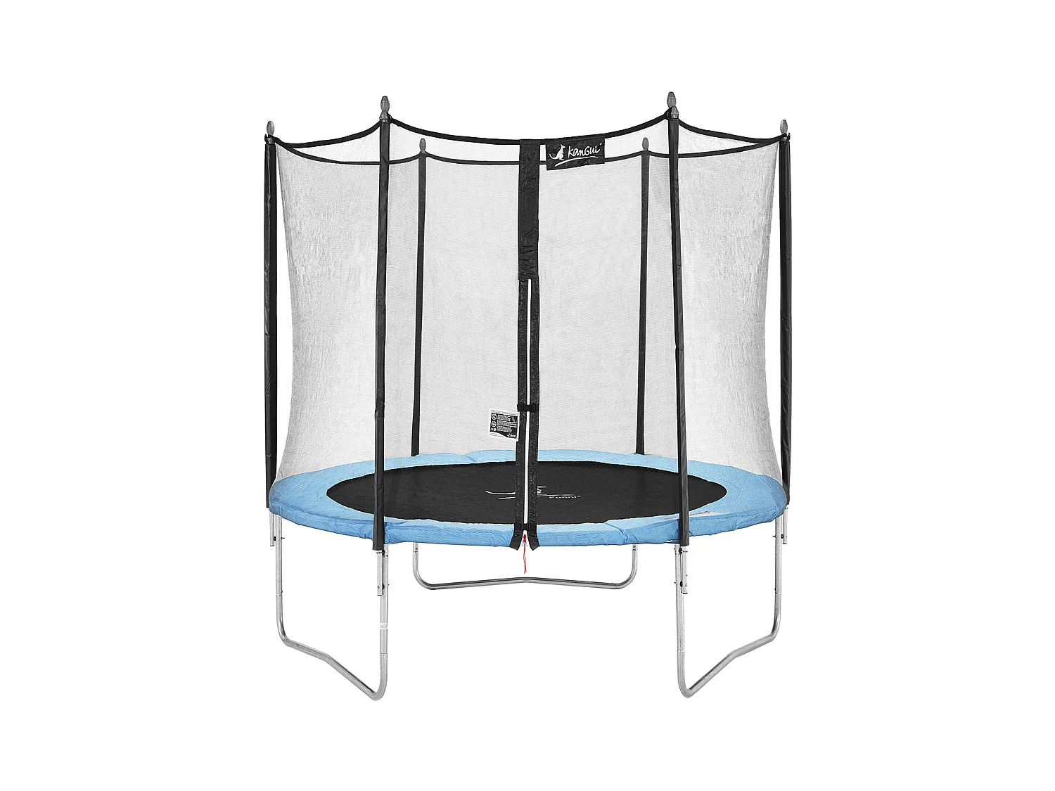 Kangui - Trampoline de jardin 250 cm + filet de sécurité | Normes EU | Montage facile