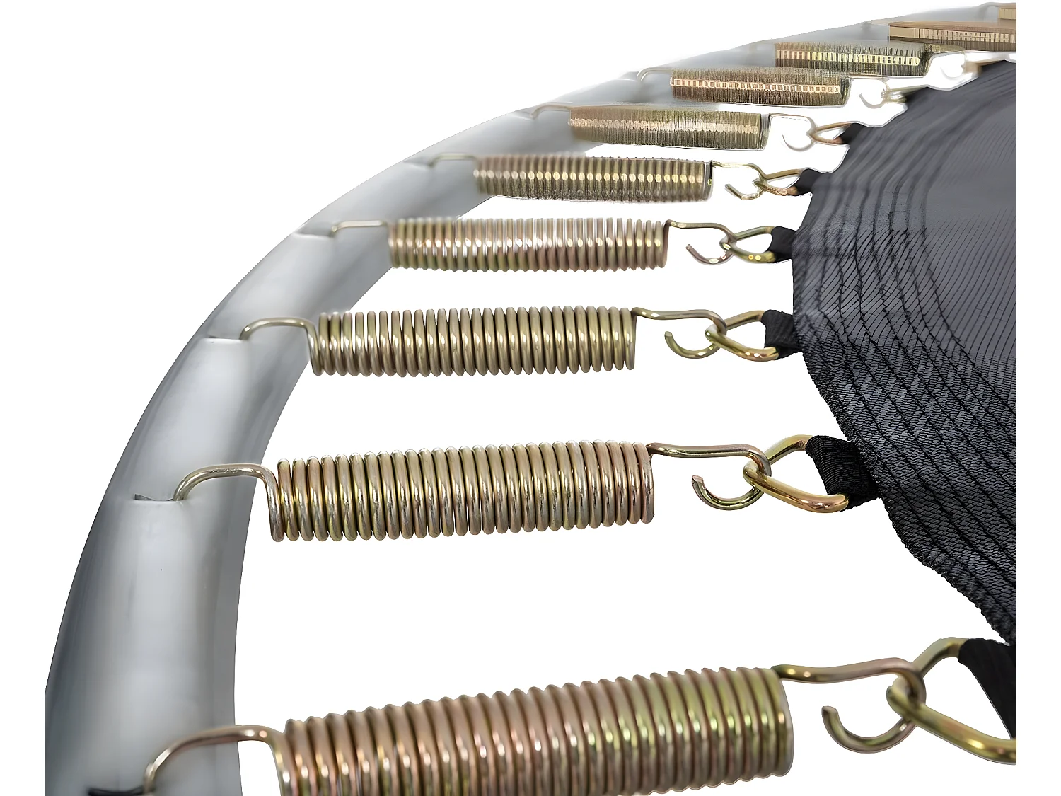 Lot de 10 ressorts Gold 165mm pour trampoline de jardin