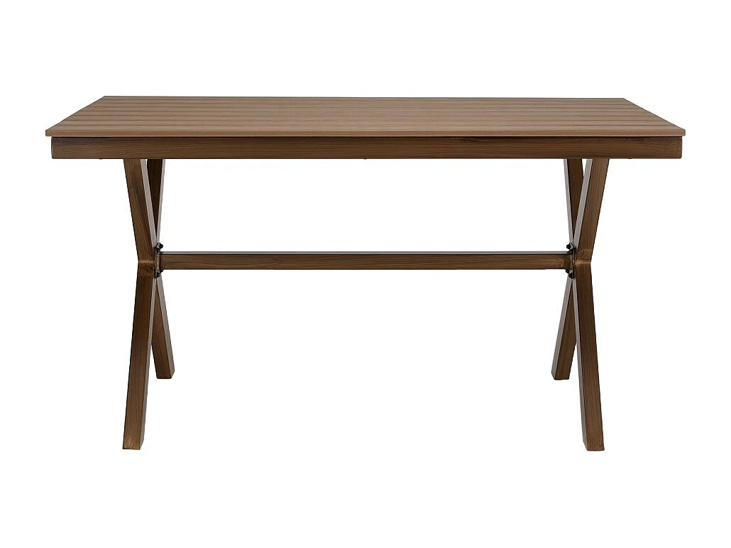 VIANNEY - Table de jardin rectangulaire 4 personnes 140x80cm