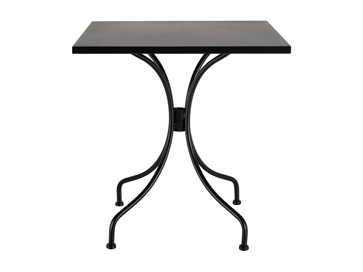 VIANNEY - Table de jardin carrée 2 personnes 70x70cm