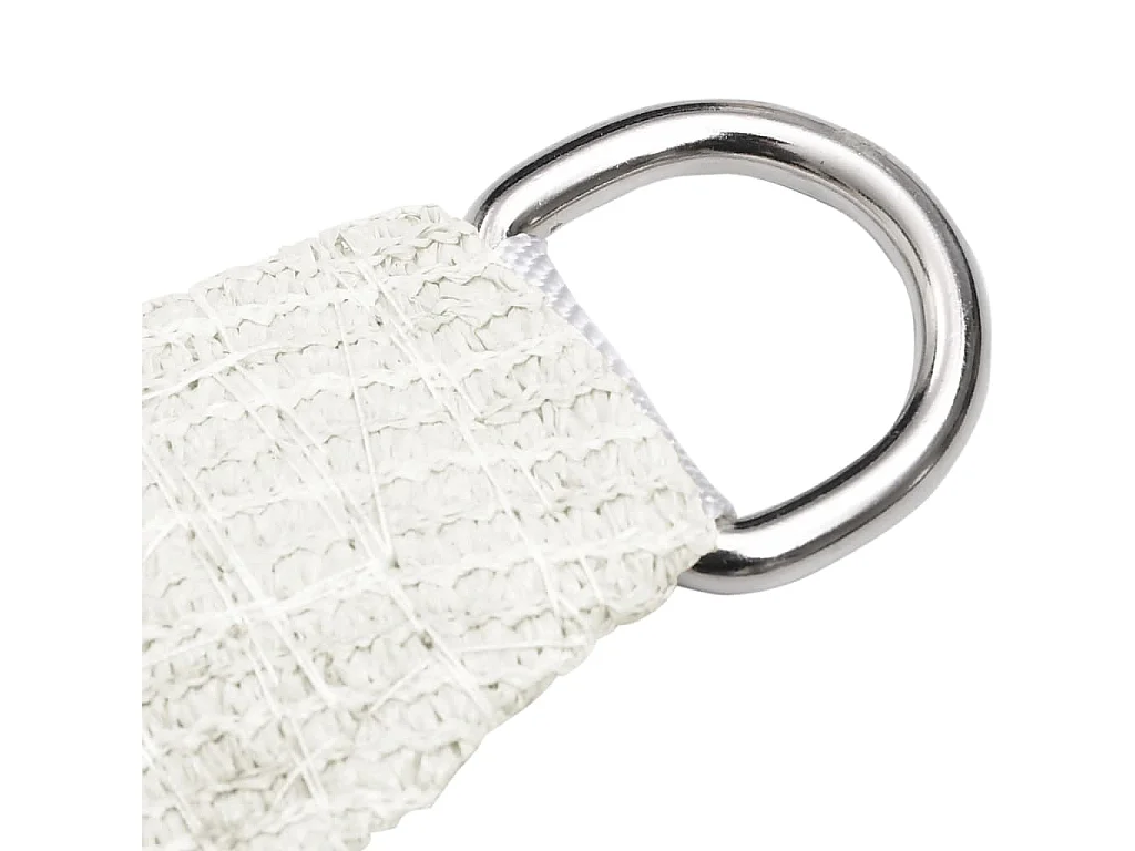 Vela in tessuto per ombrellone 160 g/m² HDPE 5 x 5 m bianco 02_0009034