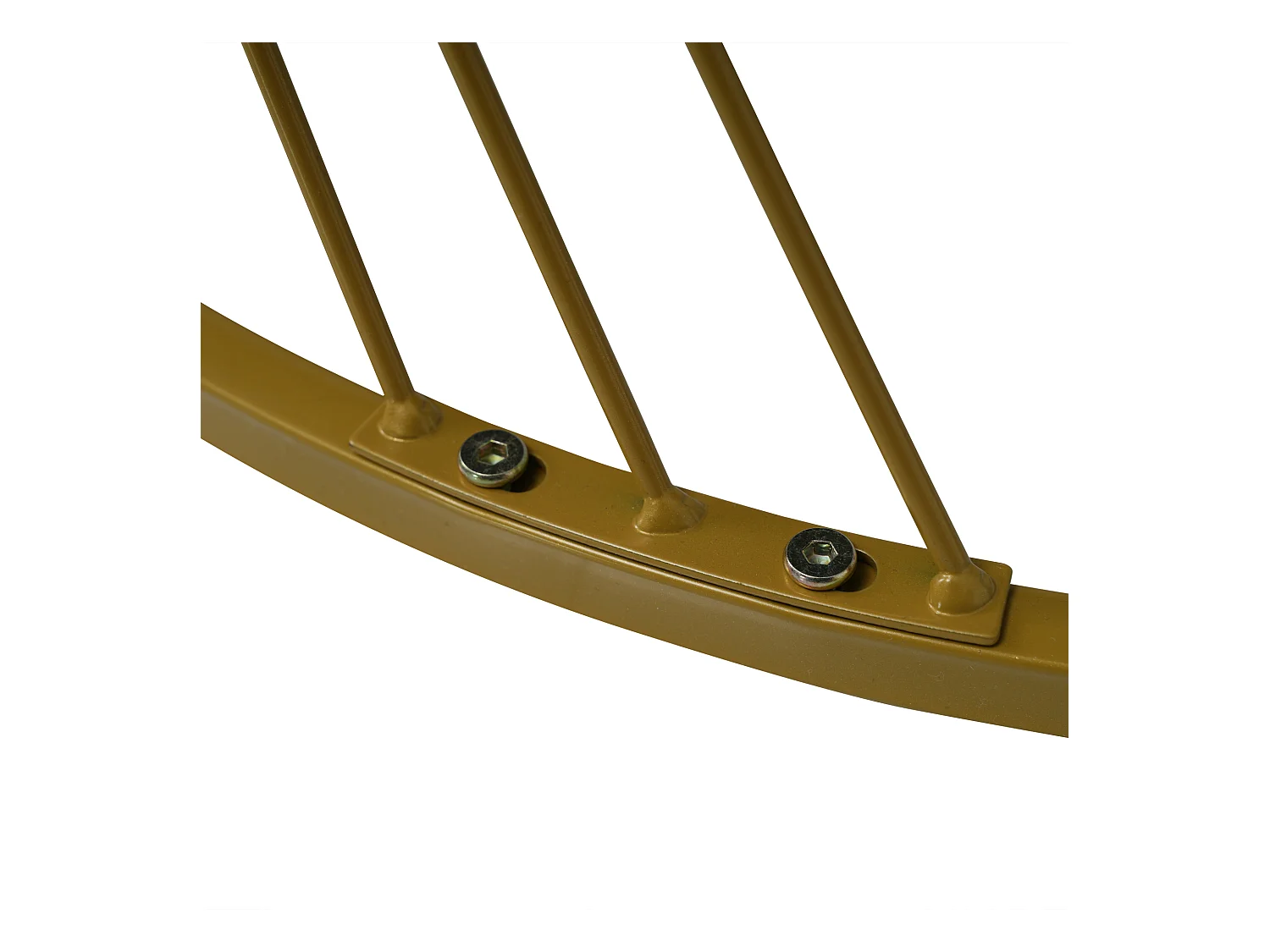 Lot de 2 tables gigognes - placage à motif de marbre - structure en métal - Gris