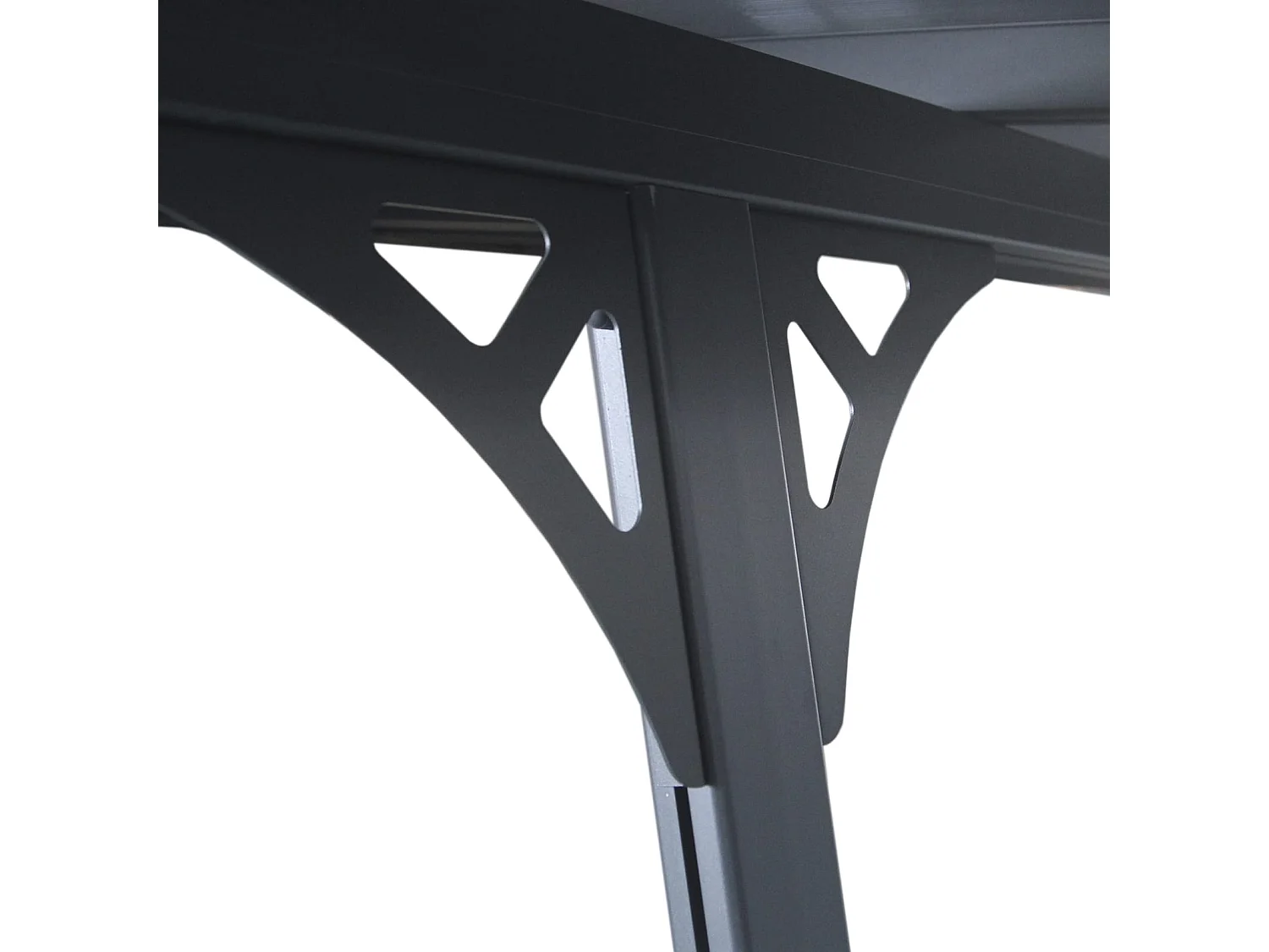 Pergola Gardiun Elliot 11 m² 435x254x220/260 cm Aluminium et Polycarbonate