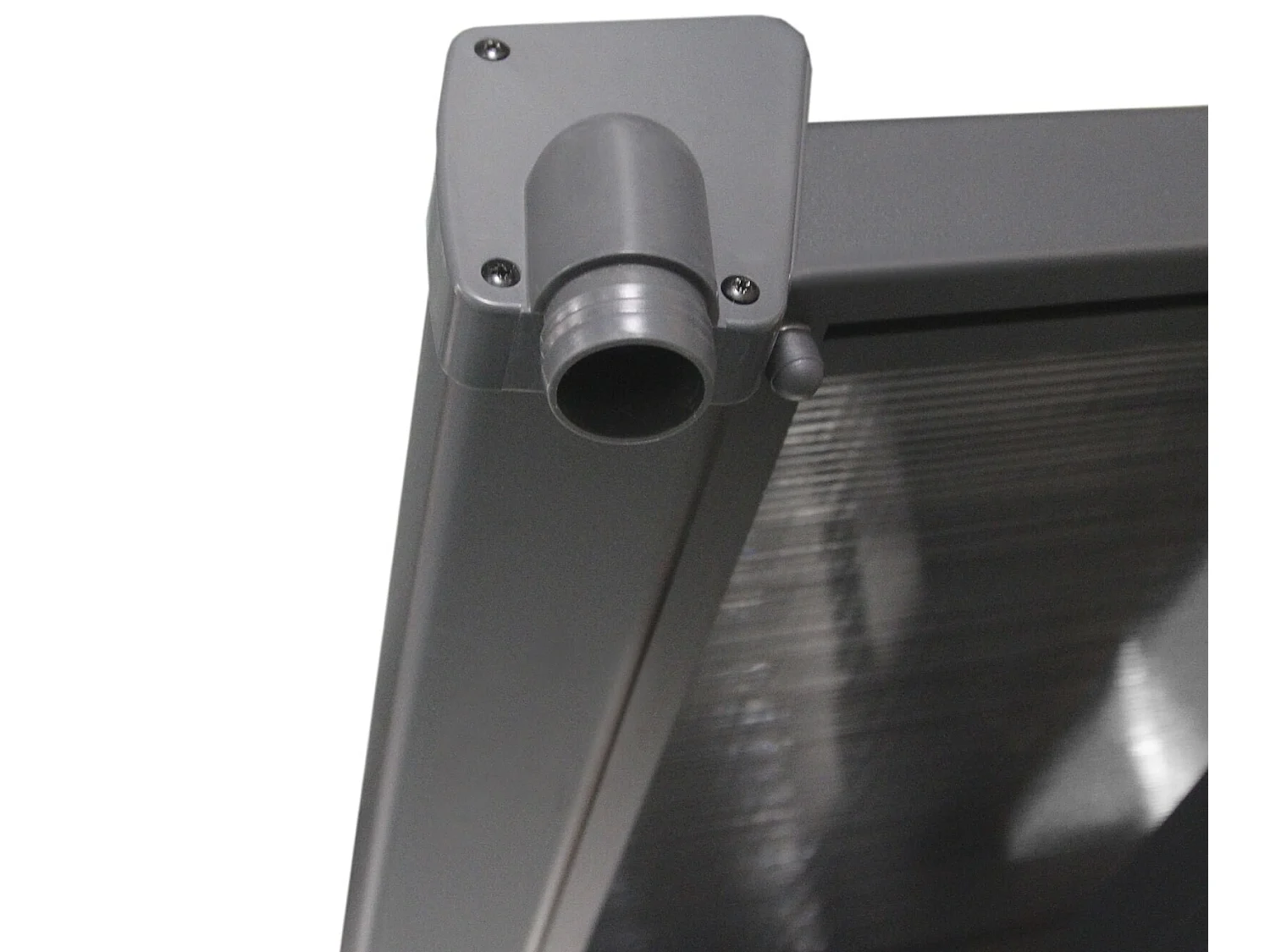 Pergola Gardiun Elliot - 8 m² 313x254x220/260 cm Aluminium et Polycarbonate