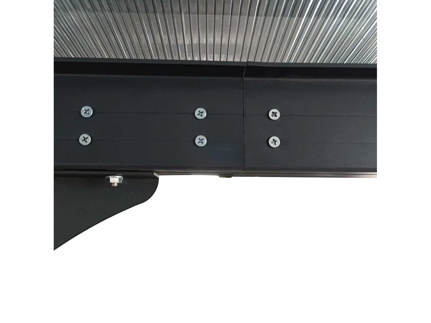 Pergola Gardiun Elliot - 8 m² 313x254x220/260 cm Aluminium et Polycarbonate