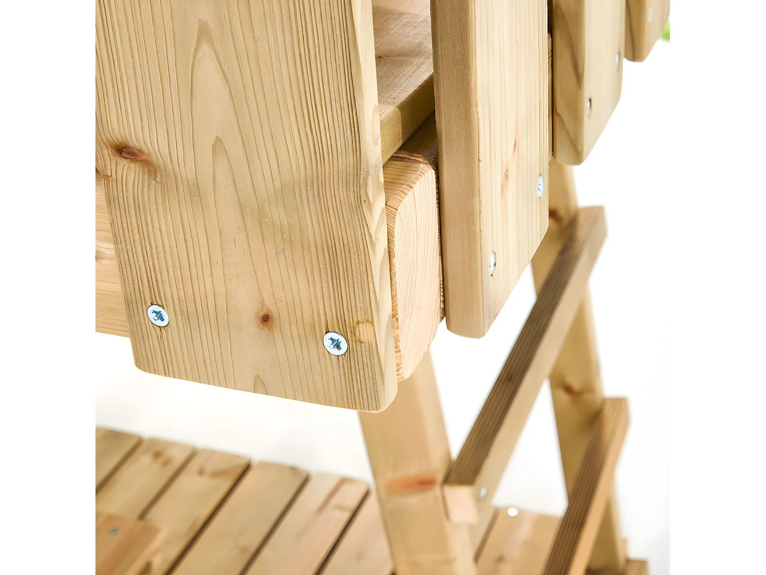 KANGUI Tour de jeux bois Wiki - Toboggan, mur d'escalade, cabane, échelle, table et bac à sable