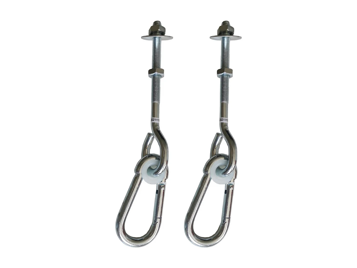 Kangui - Lot de 2 crochets avec mousquetons pour suspendre agrès balançoire et portiques