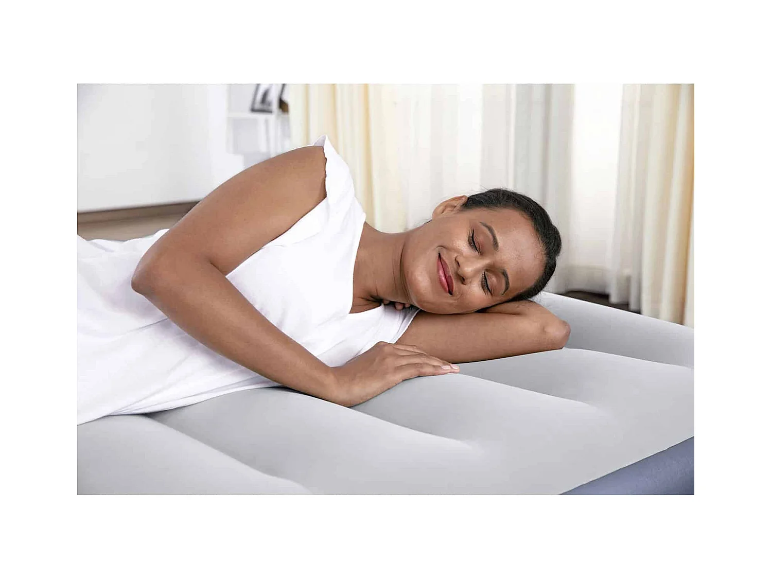 Cama Hinchable Doble Bestway Tritech 203x152x51 cm Con Inflador Eléctrico Integrado