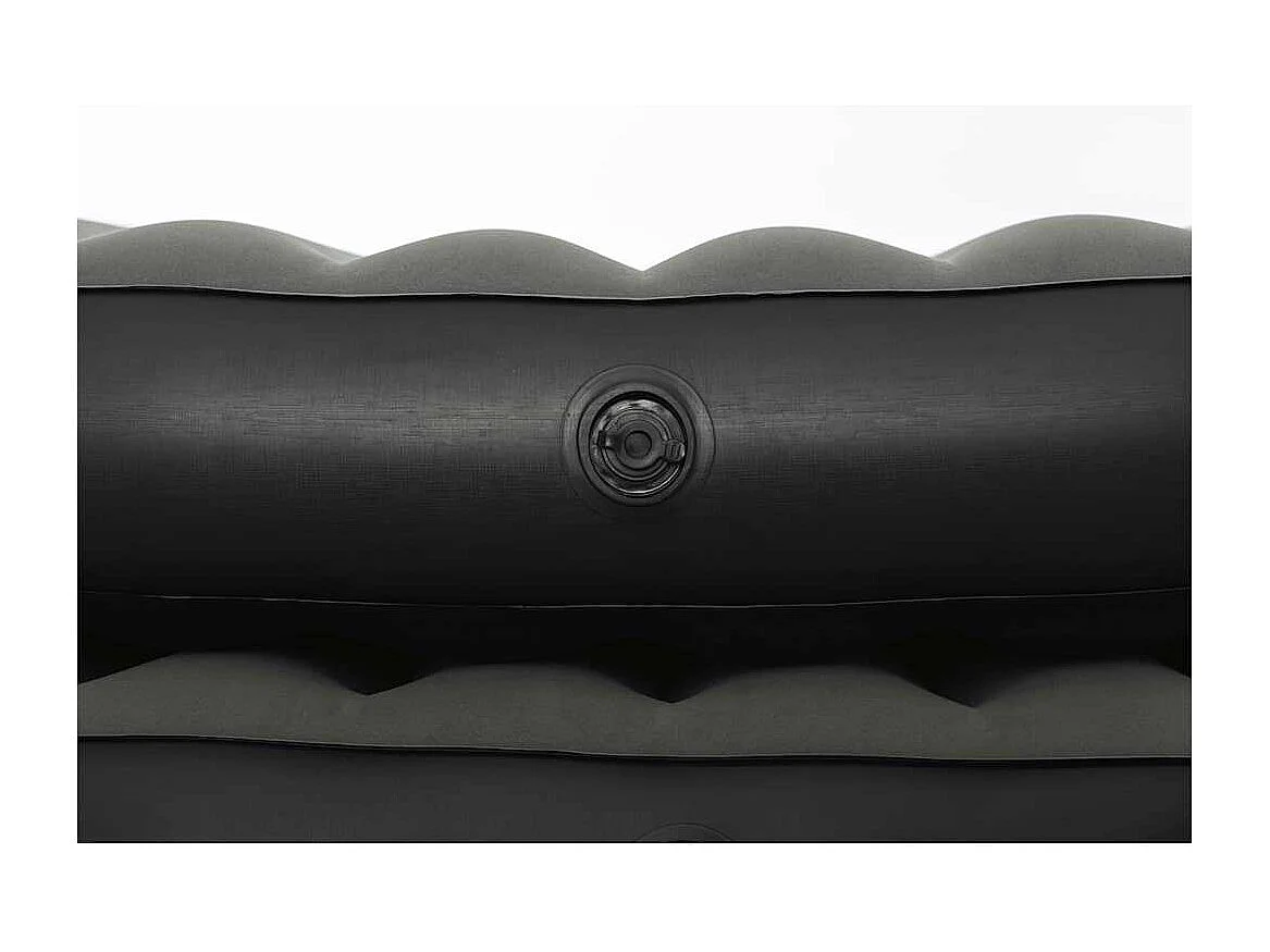 Colchão insuflável 3 em 1 188x99x25 cm preto e cinzento