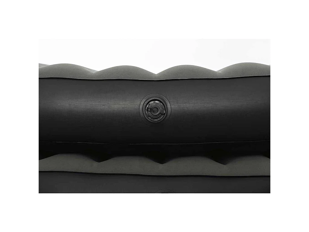 Letto ad Aria Gonfiabile 3 in 1 Nero e Grigio 188x99x25 cm