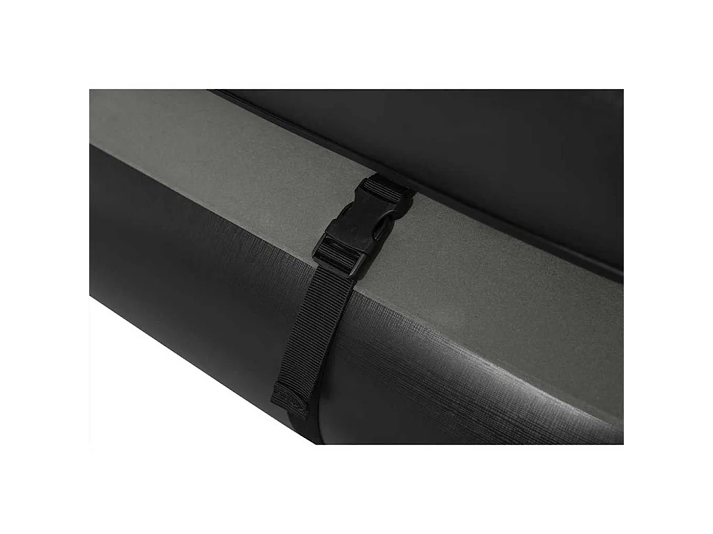 Letto ad Aria Gonfiabile 3 in 1 Nero e Grigio 188x99x25 cm